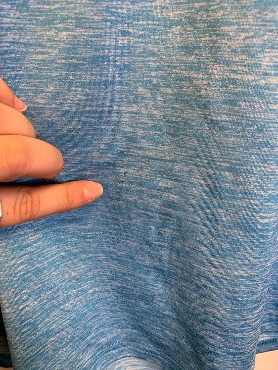 No brand Women's Light Blue Performance Tank Top - Breathable Activewear - Picture 5 of 6